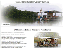 Tablet Screenshot of krakower-flosstour.de